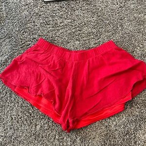 Bright red size small flowy shorts from Altard State